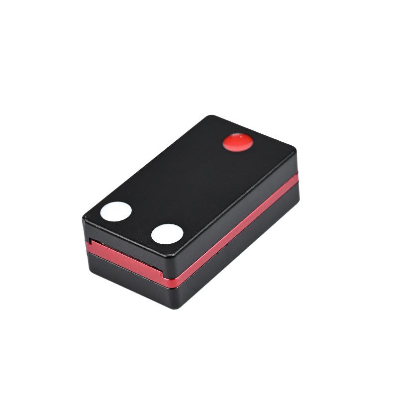 Magnetic Push Card Mechanical Slider Three Layers Pushing Plate Coin EDC Alloy Stress Relief Toy AntiStress Fidget Decompression