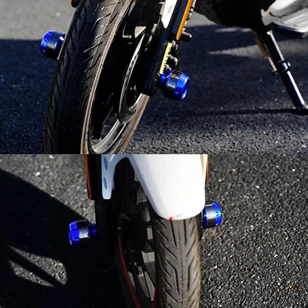 2pcs Motorcycle Modification Front Fork Cup Accessories Scooter Front Wheel Personalized Decoration Electric Bike Anti Drop Cup