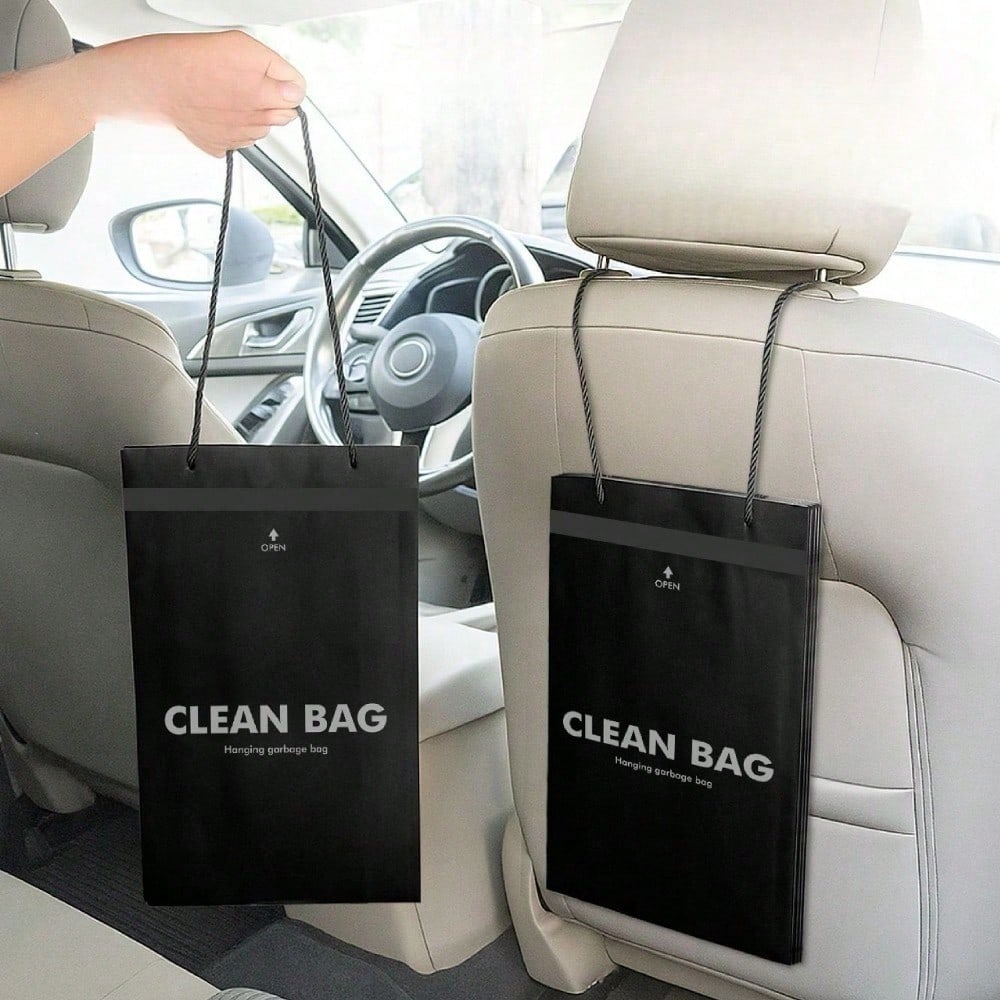Thickened car garbage bag anti-leakage advanced sense can be hung garbage bag car cleaning bag hanging storage bag
