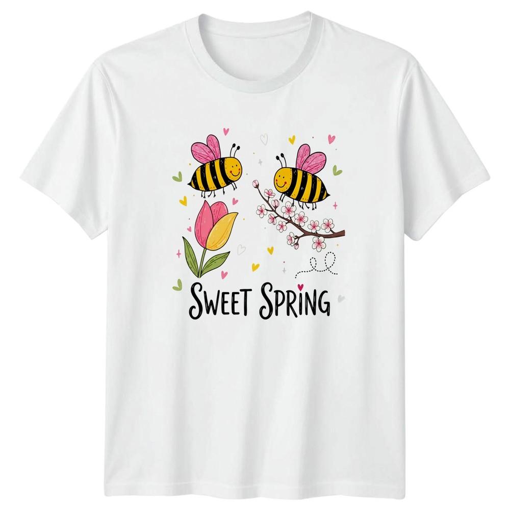 Sweet Spring Unisexs TShirt Nature Floral Gift For Her S