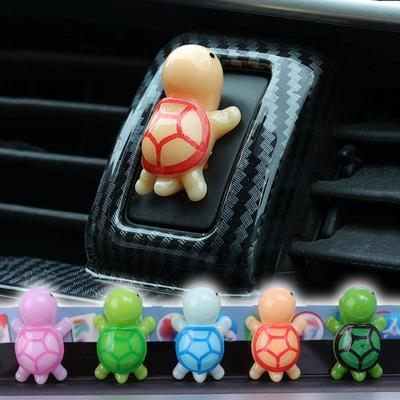 Přívěsek s želvou do auta Roztomilé kreslené zvíře Ornament Středová konzola do auta Dekorace na obrazovce Přívěsky na želvu