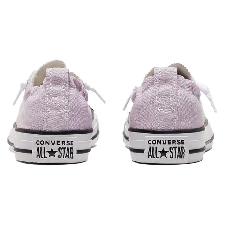 Converse קונברס אול סטאר שורליין נוחות רב-תכליתיות נעלי קנבס נמוכות סניקרס לנשים סגול בהיר A00567C