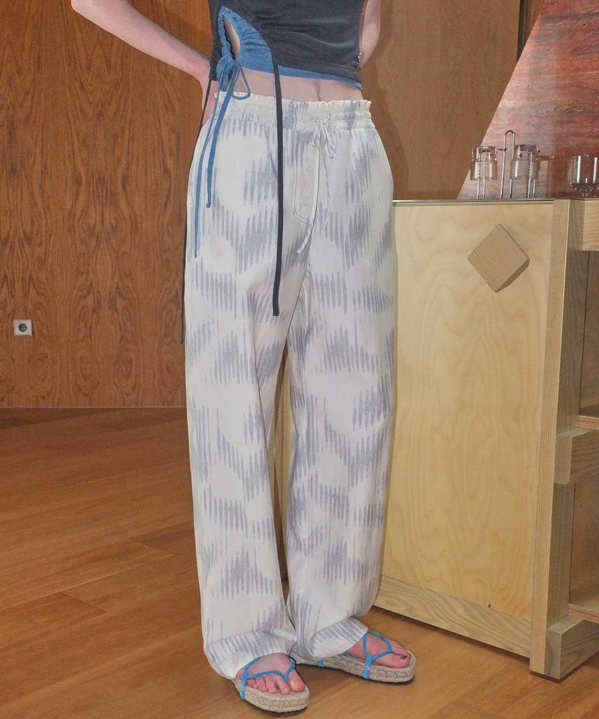 EN OR Comfort String Wave Pants - Gray