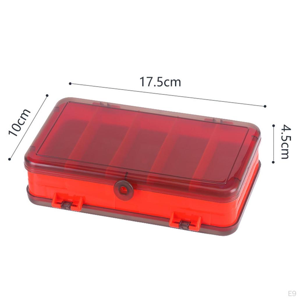 Compact Fishing Tackle Box for Freshwater and Saltwater Anglers