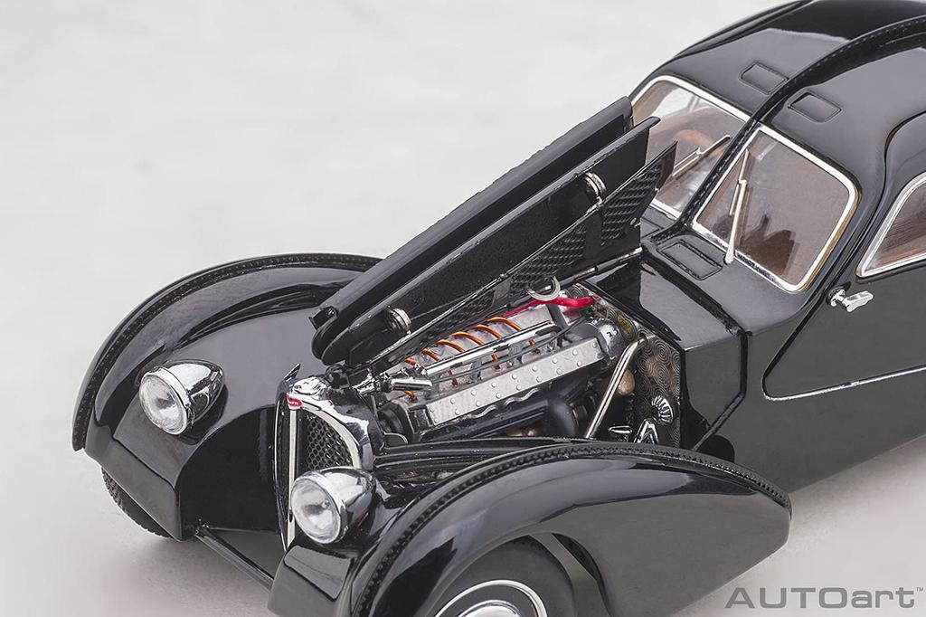 AUTOart Bugatti Type 57SC Atlantic 1938 Wheel Finished Product 50946 1/43 Black/Disc