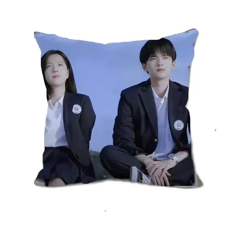 Zhou Yiran Zhuang Dafei HD Poster Double-sided Printed Pillowcase TV You Are Desire Drama Stills Home Car Decor Cushion Cover