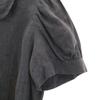 Agnes B. French Linen Short Sleeve Shirt Dress 36 Charcoal Women Used