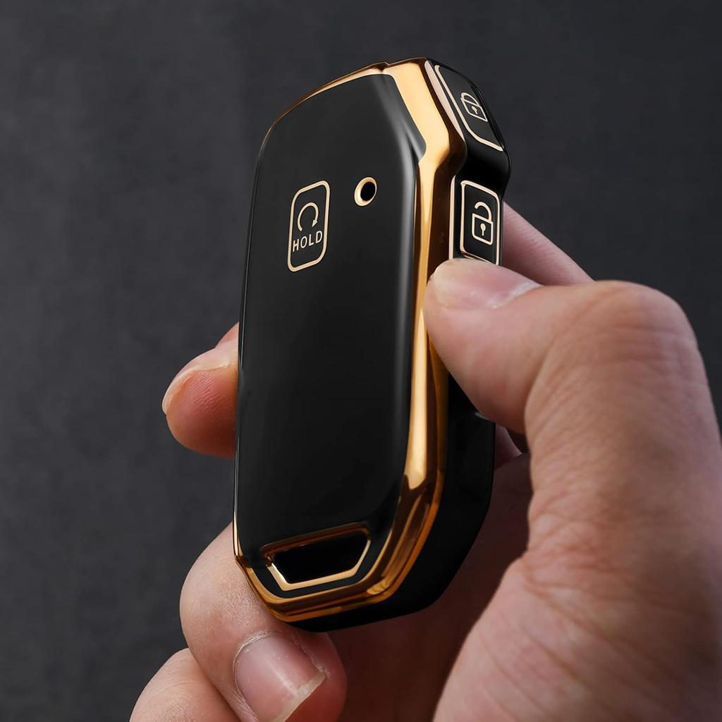 ELOHEI Key Fob Cover for Kia, Key Fob Case Accessories for 2019-2022 Kia Soul Forte Telluride K5/K3 Seltos NIRO Sportage Sorento Premium Soft TPU 360