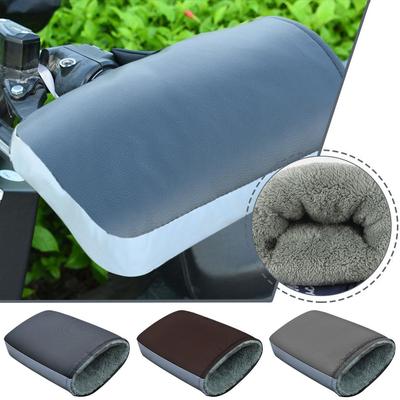 Winter Wärmer Motorrad Handschuhe Plüsch Wasserdichte Lenker Abdeckung Reflektierende Streifen mit Fahrrad Muffs Griff Abdeckung Griff Ba T7E2