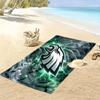Philadelphia Eagles Print Beach Towel, Large Soft Quick Dry Towel for Beach Camping Swimming