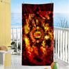Michael Ballack Soccer Action Beach Towel High Absorbency & Quick-Dry Comfortable Lightweight