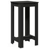 VidaXL Table de bar noir 51x50x103,5 cm bois d'ingénierie, table de pub, table haute, table de tabouret de bar, table de bar 854401