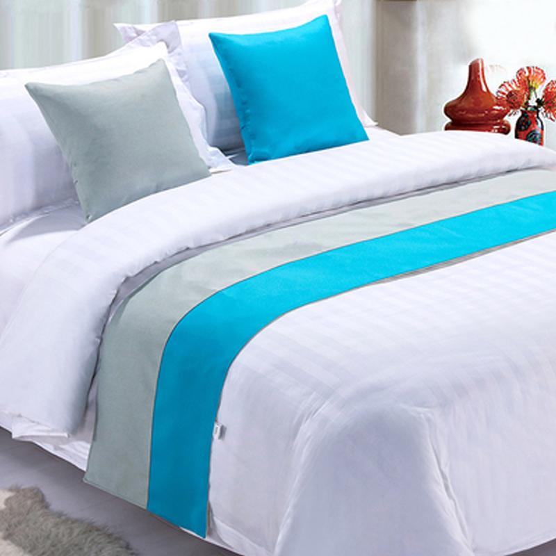 Modern Bed Runner Bedding Scarf Towel Protection Throw Bedding For Bedroom Hotel Wedding Room Decor Bed Runner