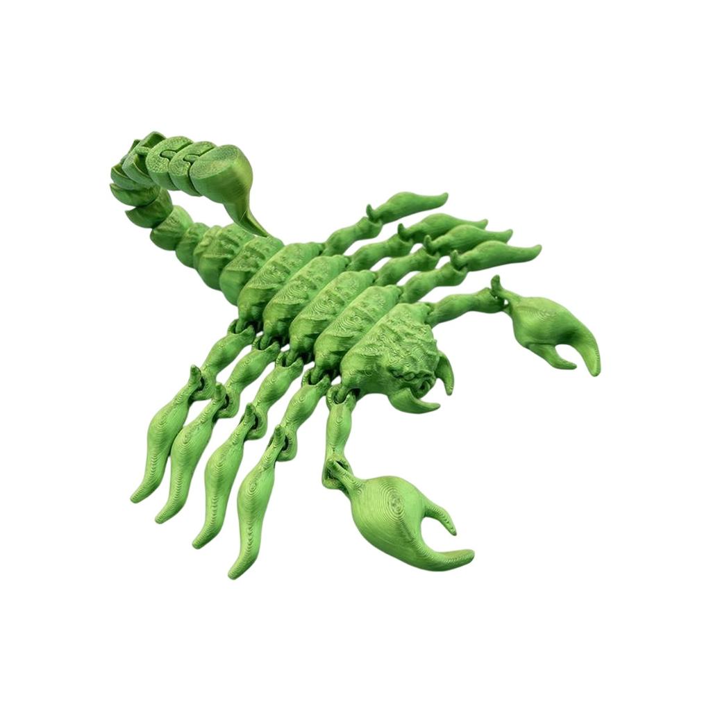 3D Printed Scorpion Desktop Ornaments With Adjustable Joints