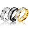 NIHON Fashion Titanium Steel Couple Rings - Versatile Textured Ins Style, European & American Design.
