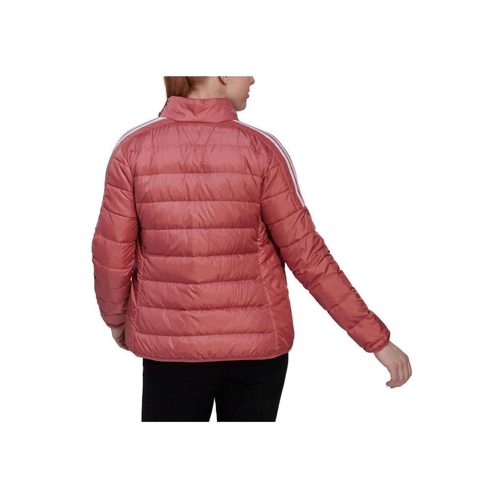 Adidas Striped Retro Sports Stand Collar Zip Jacket Women Jacket Red HK4663