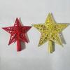 Xmas Tree Topper Plastic Hollowed-Out Sparkling Star Festival Party DIY Decoration Accessories Top Pentagram Christmas Decoration Holiday Supplies
