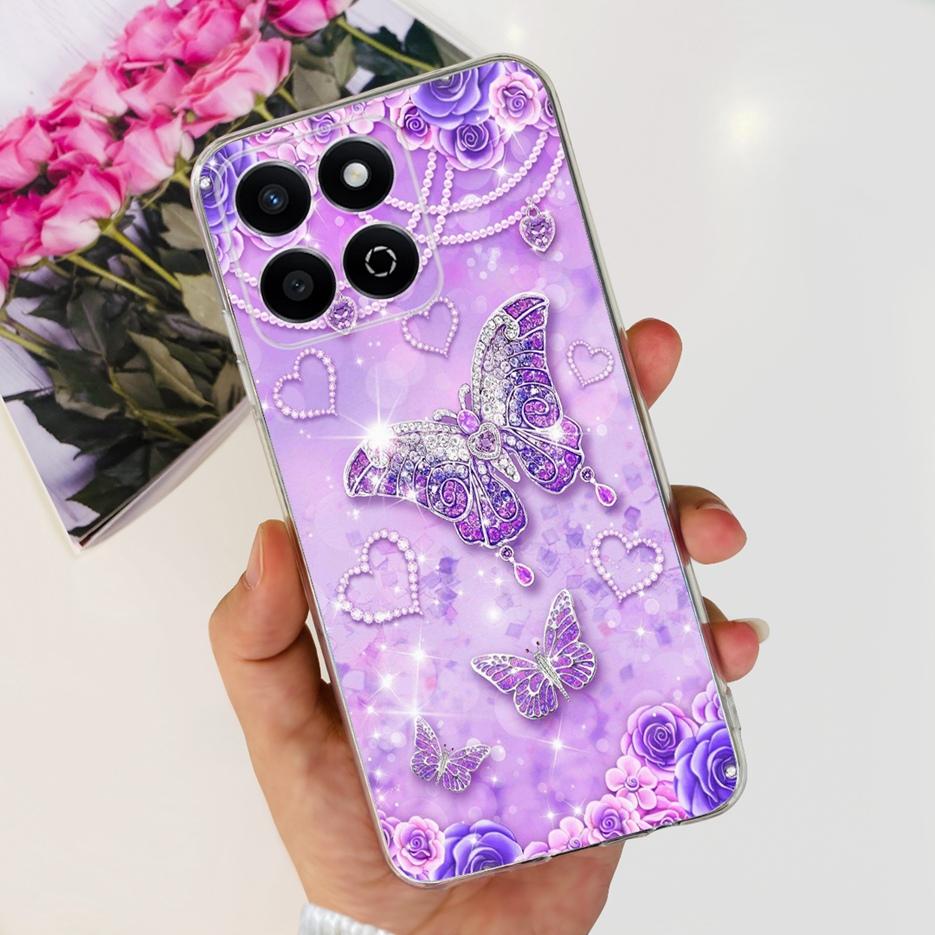 For Honor X7C 5G Case ALT-NX1 Cute Panda Cartoon Painted Cover Soft Slim Phone Case For Honor X7C X 7c HonorX7C 4G Fundas Bumper
