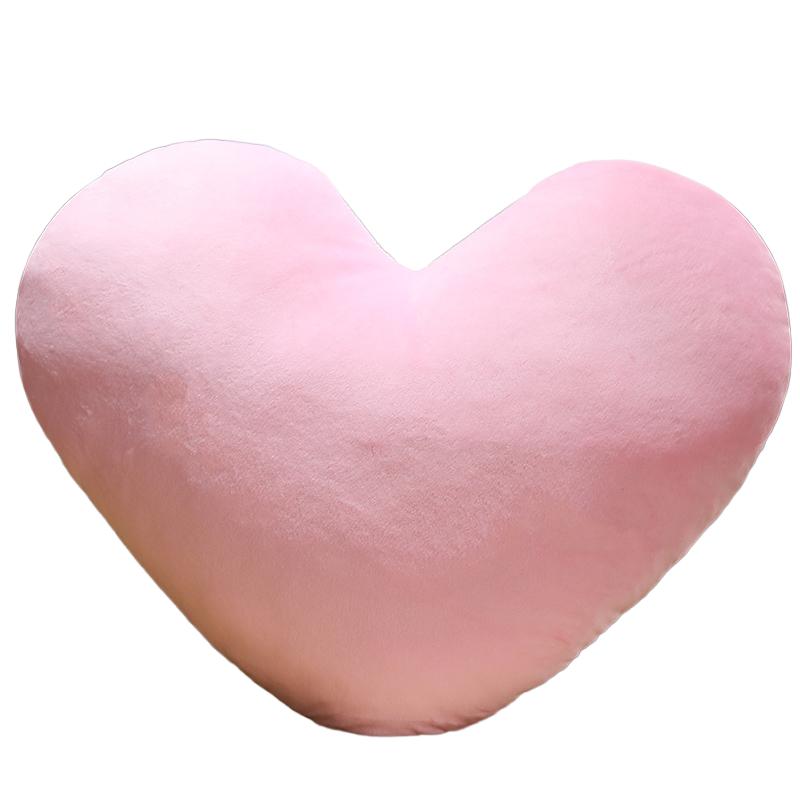 49cm Zoet Pluche Hart Kussen Gevuld Zeg Lief Kleurrijk Pluche Sofa Stoel Decoratie Vriendin Cadeau