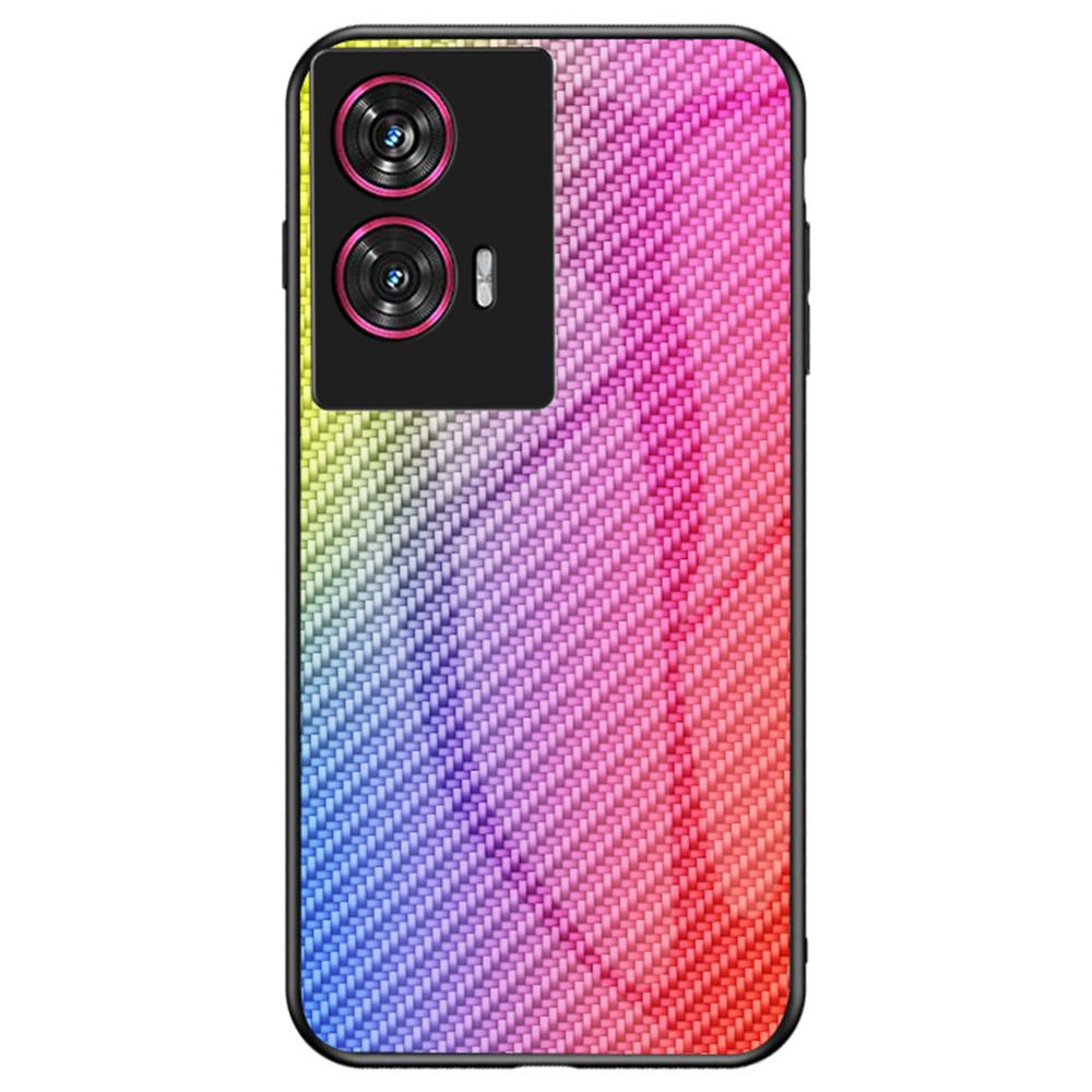 

Для Motorola Edge 50 Fusion 5G Чохол Загартоване Скло Протиударний Чохол для Телефону Colorful Fiber