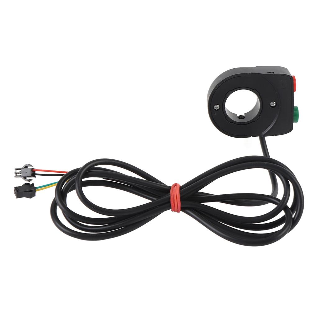 2 In 1 Motorcycle Horn Light Switch Handlebar Light Horn Turn On Off Switch Button for Scooter Electric Cycle 1.5