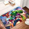 1pc Flannel Mat Marvel Superheroes Bathroom Mat, Multi-Size, Multi-Functional Daily Use, Suitable for Bathroom, Entrance, Laun