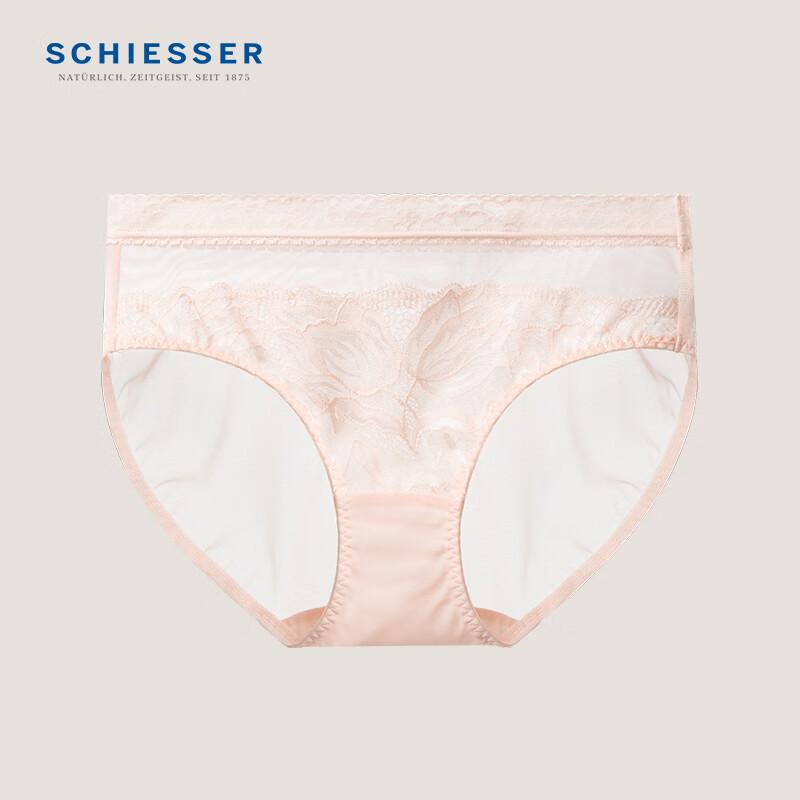 Shuya Women's Lace Mesh Breathable Mid-Waist Briefs