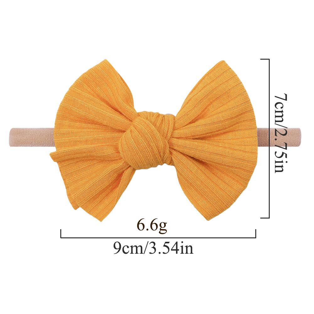 1/2Pcs/Lot Newborn Baby Headband Bows Nylon Baby Girl Headbands Elastic Soft Hair Bands For Children Baby Hair Accessories Kids