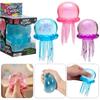 Trending NeeDoh Jellyfish Cube Squish Toy Soft Jelly Squeeze Fidget Toy Anti Anxiety Sensory Stress Relief Gift for Kids Adults