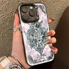Retro Cupid Mermaid Phone Case For iPhone 15 14 13 12 11 Pro Max X XS 7 8 Plus SE 2 3 Lens Protection Cover Electroplated Shell