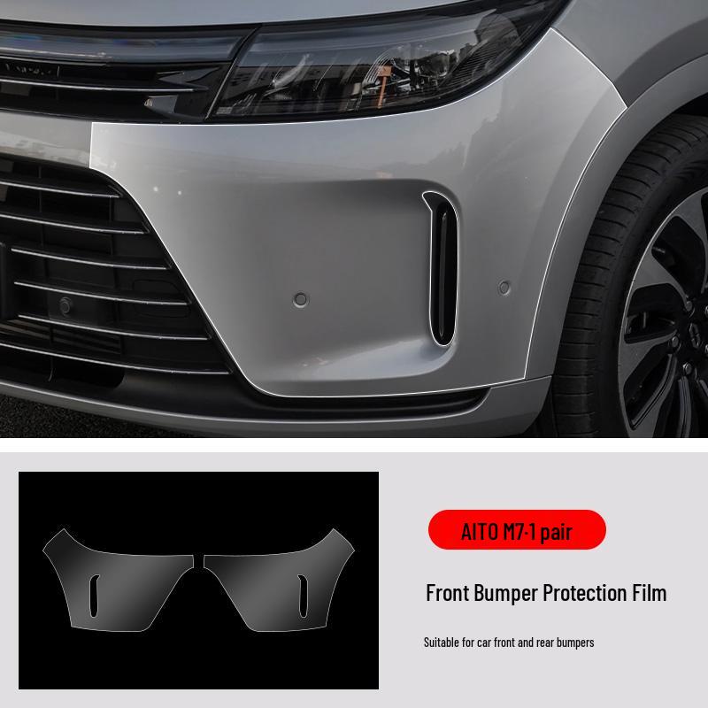AITO M7 Pre-Cut Invisible TPU Protective Film for Front and Rear Bumpers