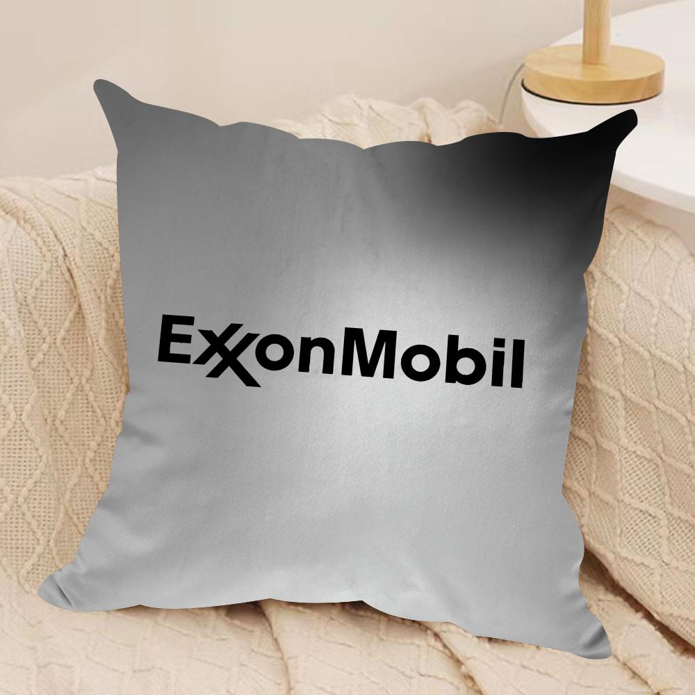 Luxury EExxonS MMobil Cushion Cover Soft Plush Fabric DoubleSided Printed Sofa Cushion Cover for All Seasons Home Decor Gift