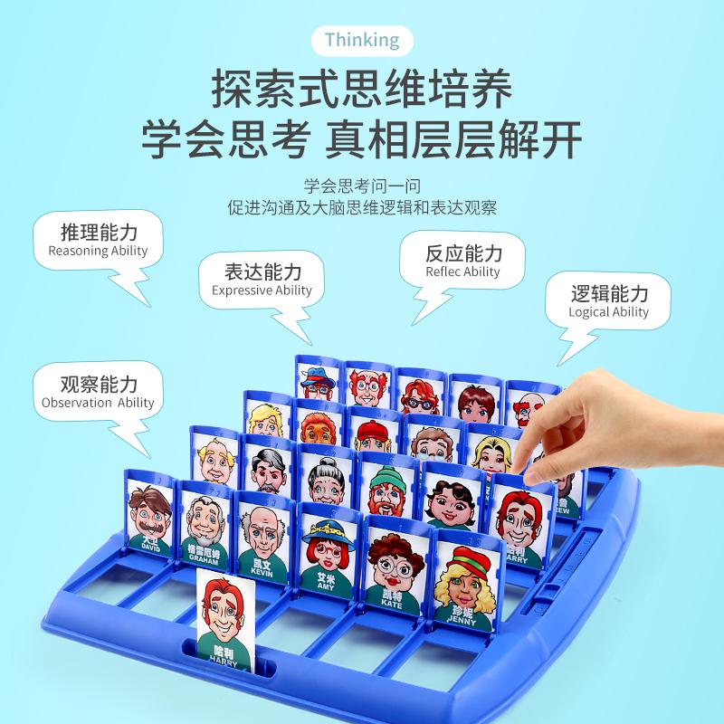 Guess Who I Am Board Games Children'S Puzzles Parent-Child Training Toys Double Play Cards Kids Games