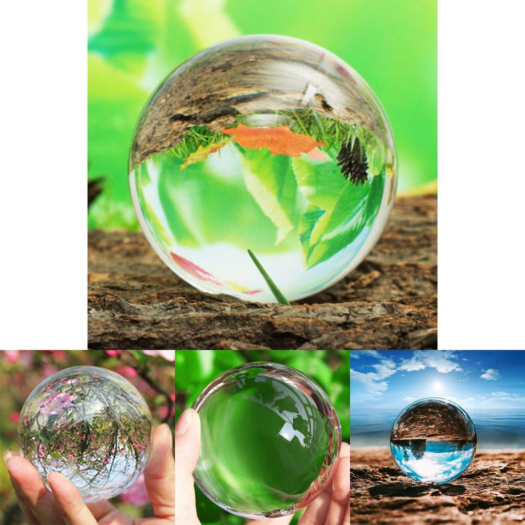Premium Qualität Glas Klare Kristallkugel 40mm Und 60mm Für Atemberaubende Foto-Requisiten