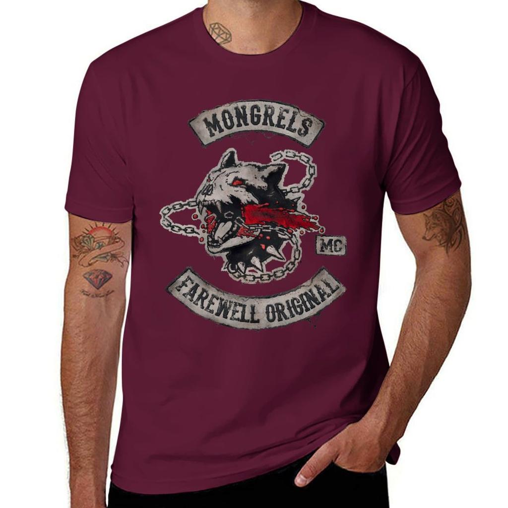 Copia De Mongrel Days Gone T-Shirt Aesthetic Clothes Customs Design Your Own Anime Tops Big and Tall T Shirts for Men