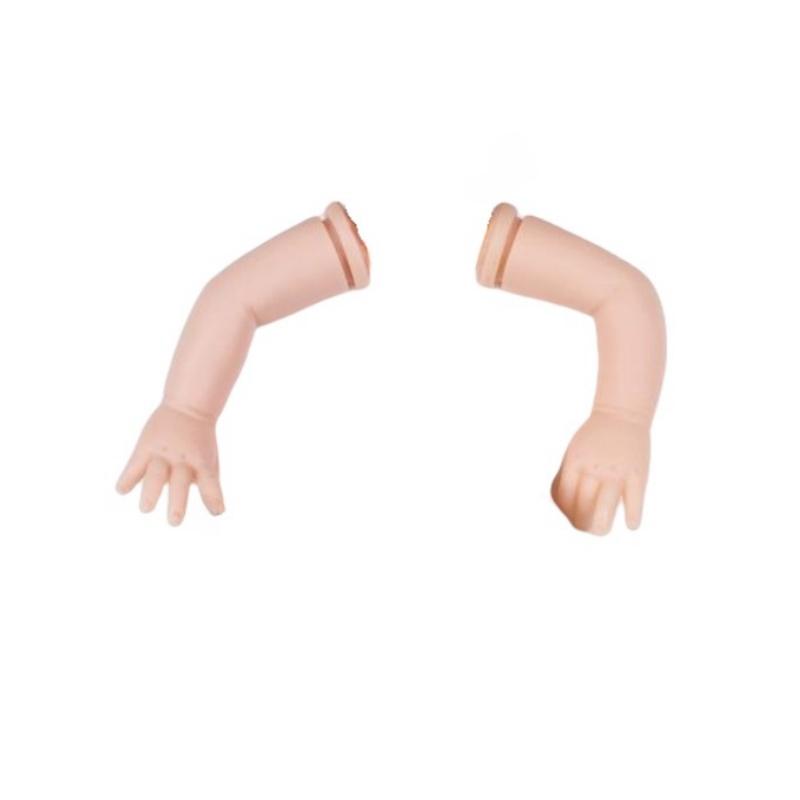 50 Cm Silicone Head Body and Limbs Raven Reborn Doll Kits Unpainted Newborn Doll Parts Blank Unfinished Doll Mold DIY Bebe Reborn Toy Doll Accessories