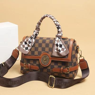 Fashion Printed Handbag, High-End Light Luxury Oblique Span Bag, Shoulder Bag.