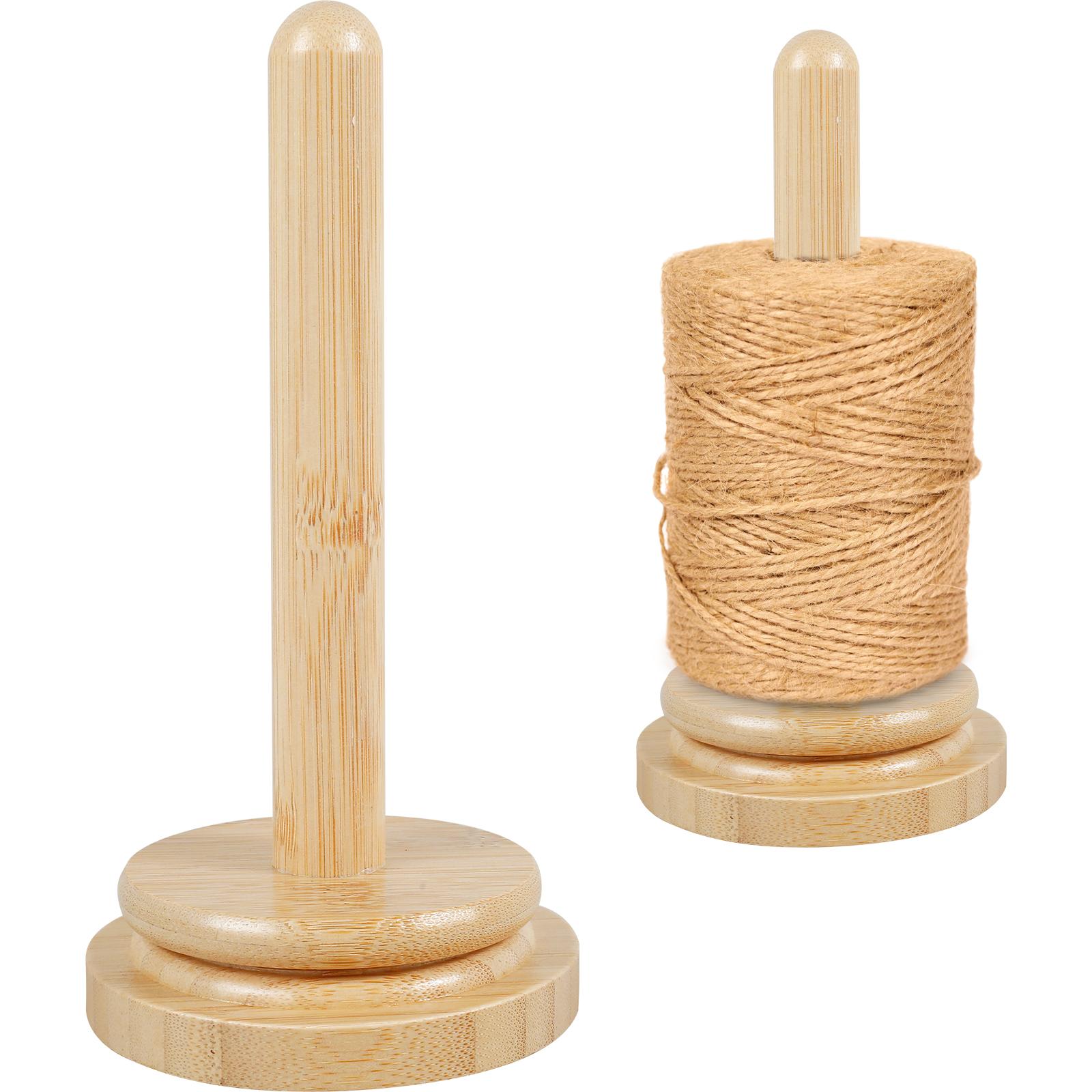 

Деревянный держатель для клубка пряжи, вращающаяся стойка для вязания, хранения и намотки, диспенсер для пряжи, прялка для вязания крючком, рукоделия, шитья