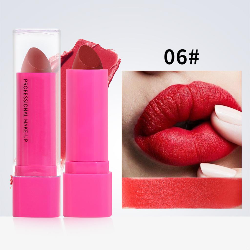 Vibrant Matte Lipstick for Halloween Cosplay Party Festival Carnival Costume Makeup Long Wearing Smudge Proof Lip Color