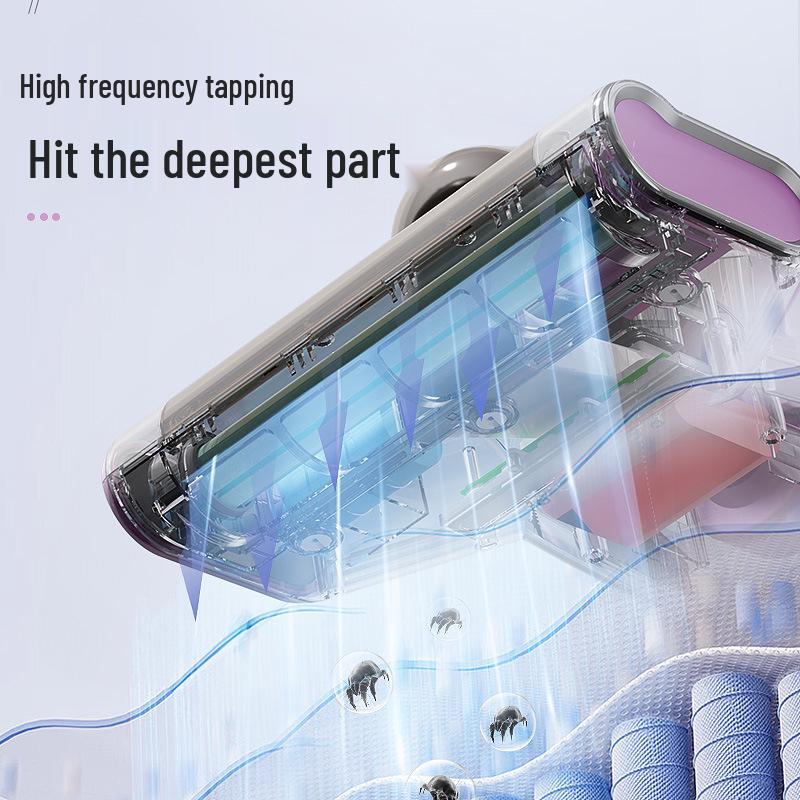 High-Suction Cordless Vacuum Cleaner with UV Sterilization and Mite Removal