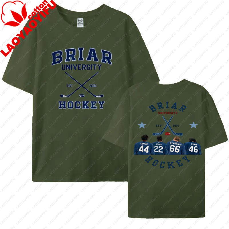 Off Campus Logan 22 T-Shirts Briar University Hockey Unisex Unisex Y2k Kleidung Neuer Stil 2-seitig bedrucktes Baumwoll-T-Shirt Streetwear