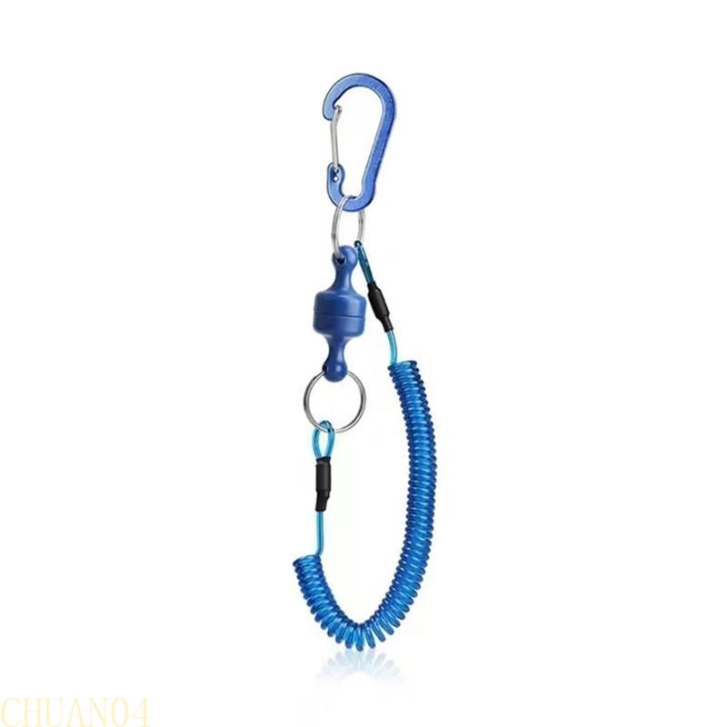 A1A2 Quick Release Clip Net Holder with Fishing Lanyards Aluminum Buckle