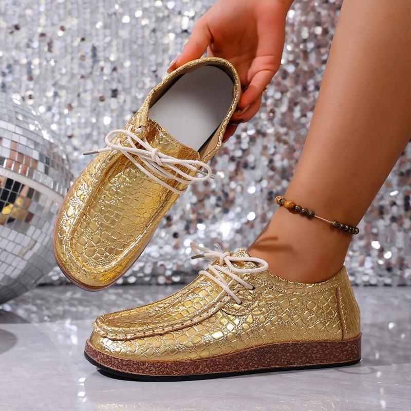 Autumn New Lace-up Casual Shoes 2025 Autumn New Plus-size Low-top Shoe Women