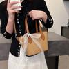 Korean Version of Large-capacity Casual Bucket Bag 2025 New Trendy Vegetable Basket Bag Fashionable One-shoulder Commuting Oblique Span Bag