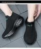 Große Damen Flyknit Atmungsaktive Freizeit Ältere Socken Schuhe