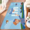 B-Blippiing Creative ABC Pattern Kitchen Mat Anti-Slip Doormat for Kids Room Bedroom Living Room Balcony Decoration