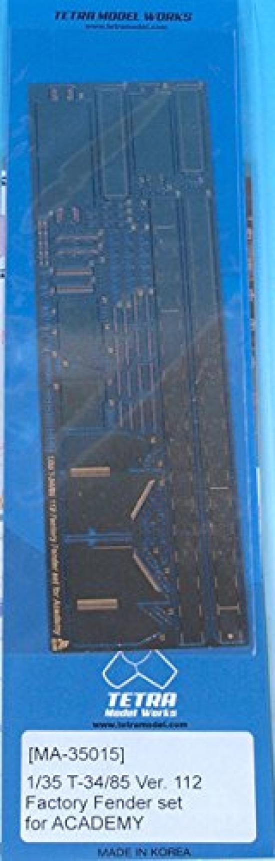 

Tetra Model Works Russian Tank Fender Set for 112th Factory 1/35 T-34/85