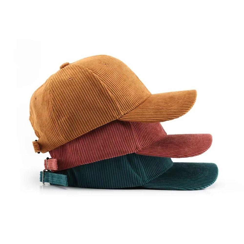 New Adjustable Baseball Cap Vintage Style Solid Color Baseball Hat Unisex Hip Hop Gorras