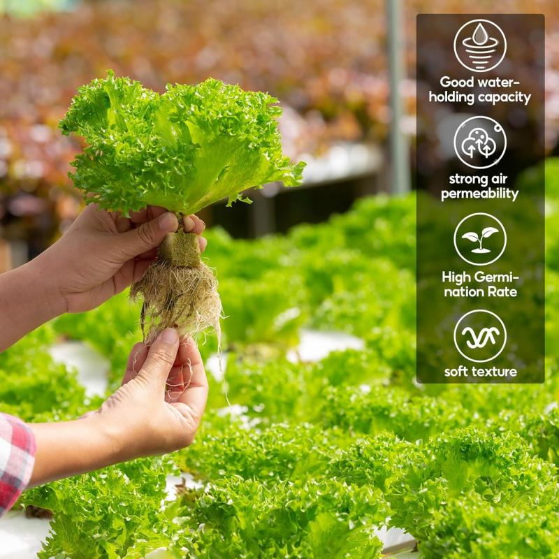 Seedling Grow Plug Sponge Block Starter Rock Wool Planting Grow Cubes Hydroponics Cuttings Garden Plant Propagation Grow Supply