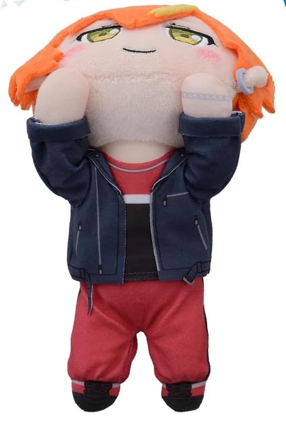 Akito Shinonome Lying Down Plush Official Vivid BAD SQUAD Merchandise from the Movie World and Miku Who Toy, "Broken Can't Sing"